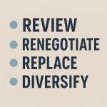 Reducing variable costs is a crucial aspect of maintaining a focus on regular, active cost management and supply chain resilience.