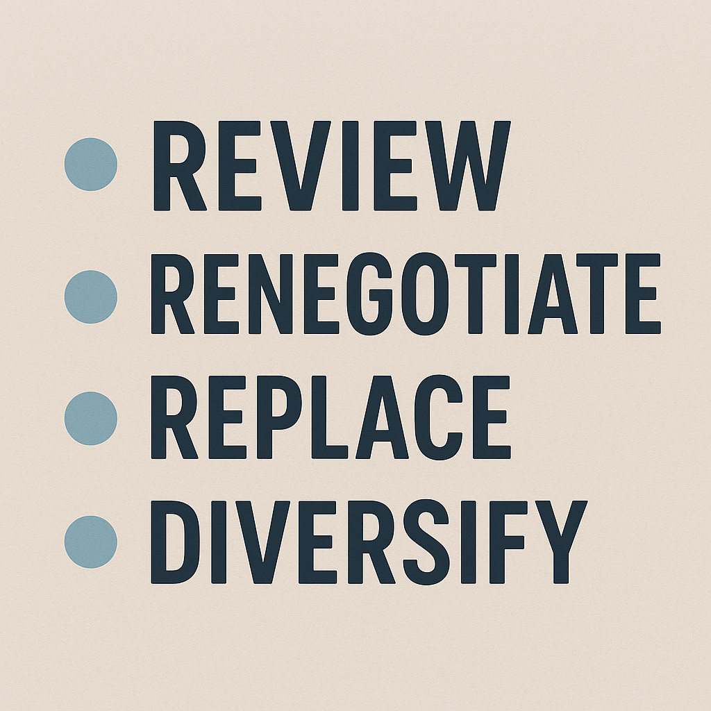 Reducing variable costs is a crucial aspect of maintaining a focus on regular, active cost management and supply chain resilience.